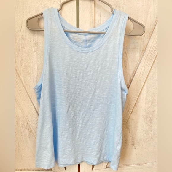 Cotton Light Blue Tank Top - Picture 7 of 7